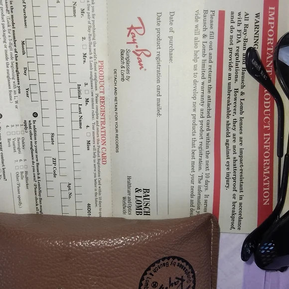 Vintage 80's RAY BAN AVIATORS - Picture 3 of 4